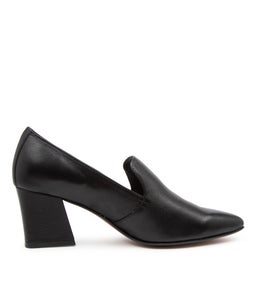 MISSIES BLACK LEATHER
