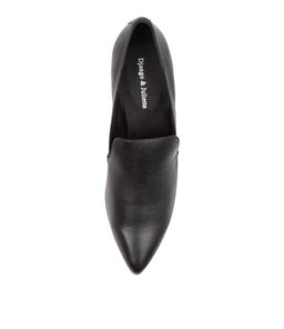 MISSIES BLACK LEATHER