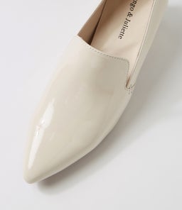 MISSIES NOUGAT PATENT LEATHER