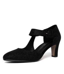 TRINITIES BLACK&BLACK GLIMMER LEATHER