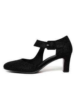 TRINITIES BLACK&BLACK GLIMMER LEATHER