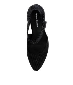TRINITIES BLACK&BLACK GLIMMER LEATHER