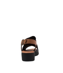 MADIS DJ BLACK DK TAN LEATHER
