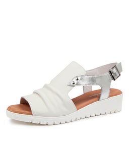 MADIS DJ WHITE SILVER LEATHER