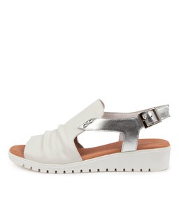 MADIS DJ WHITE SILVER LEATHER