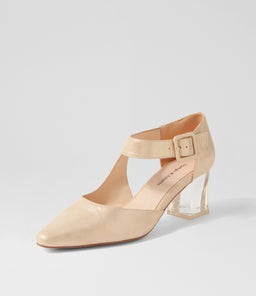 HAPPIE DJ OLD GOLD SHIMMER LEATHER