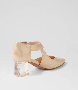 HAPPIE DJ OLD GOLD SHIMMER LEATHER
