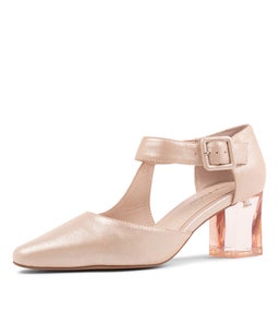 HAPPIE DJ NUDE SHIMMER LEATHER