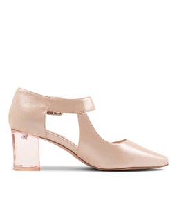 HAPPIE DJ NUDE SHIMMER LEATHER