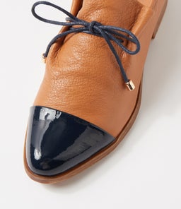 KOTTY DJ NAVY DK TAN PATENT LEATHER