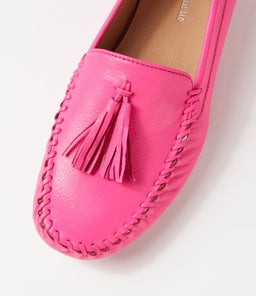 LARF DJ HOT PINK LEATHER