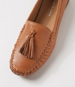 LARF DJ DK TAN LEATHER