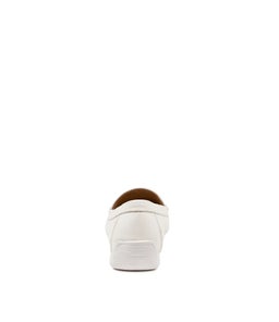 LARF DJ WHITE LEATHER