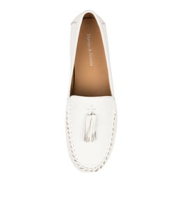 LARF DJ WHITE LEATHER