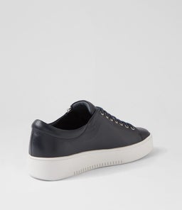LAILA DJ NAVY WHITE SOLE LEATHER
