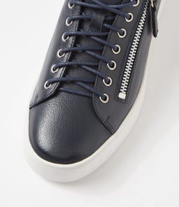 LAILA DJ NAVY WHITE SOLE LEATHER