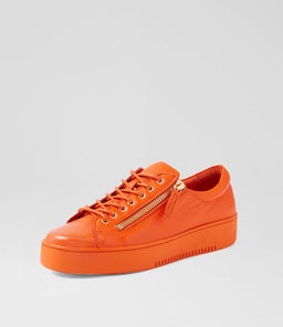 LAILA DJ NEW ORANGE ORANGE SOLE LEATHER