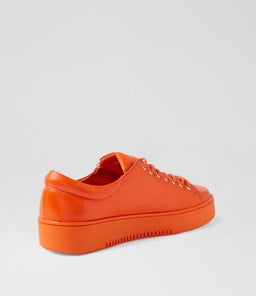 LAILA DJ NEW ORANGE ORANGE SOLE LEATHER