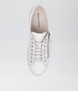 LAILA DJ WHITE WHITE SOLE LEATHER