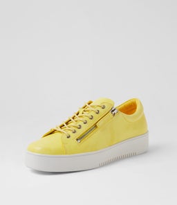 LAILA DJ YELLOW PRINT LEATHER