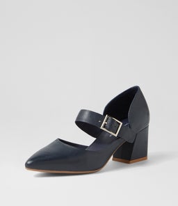 MILLING DJ NAVY LEATHER