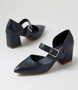 MILLING DJ NAVY LEATHER