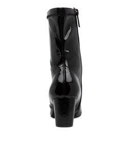 NIDER DJ BLACK STRETCH PATENT PU