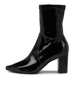 NIDER DJ BLACK STRETCH PATENT PU