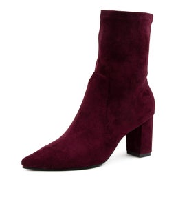 NIDER DJ MULBERRY STRETCH MICROSUEDE