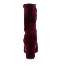 NIDER DJ MULBERRY STRETCH MICROSUEDE