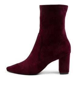 NIDER DJ MULBERRY STRETCH MICROSUEDE