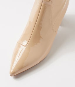 NIDER DJ LATTE NATURAL VENEER STRETCH PATENT PU