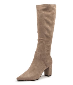 NORASS DJ TAUPE STRETCH MICROSUEDE
