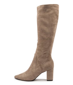 NORASS DJ TAUPE STRETCH MICROSUEDE