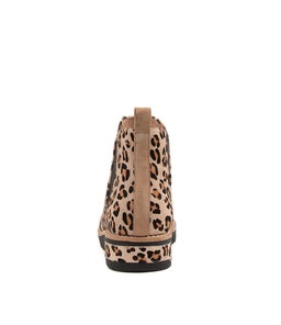 RAQUEL DJ LT TAUPE TAUPE LEOPARD SUEDE PONY