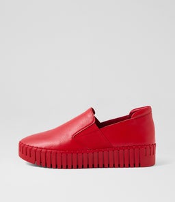 BECCA DJ RED RED SOLE LEATHER