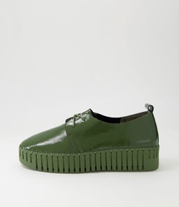 BRENDA DJ KHAKI KHAKI SOLE PATENT LEATHER