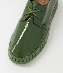 BRENDA DJ KHAKI KHAKI SOLE PATENT LEATHER