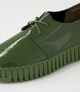 BRENDA DJ KHAKI KHAKI SOLE PATENT LEATHER