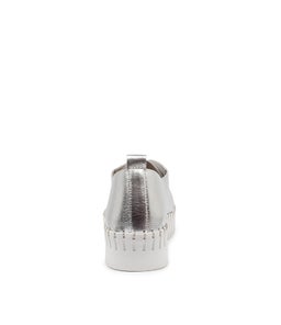 BRENDA DJ SILVER LEATHER