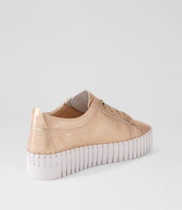 BUMP DJ PEACH WHITE SOLE SHRUNKEN LEATHER