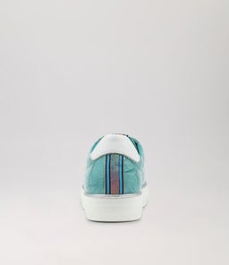 FINNI DJ TEAL SHRUNKEN PATENT MULTI