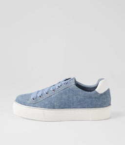 FINNI DJ BLUE DENIM WHITE SOLE MULTI