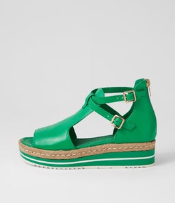 ALEXYS DJ BRIGHT EMERALD LEATHER