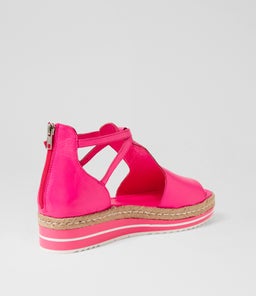 ALEXYS DJ HOT PINK LEATHER
