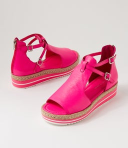 ALEXYS DJ HOT PINK LEATHER