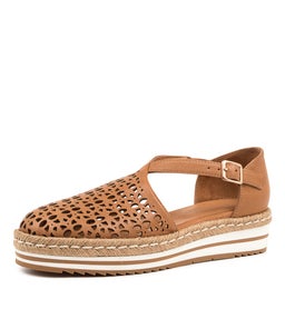 ERIKA DJ DK TAN LEATHER
