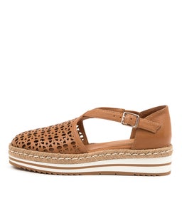 ERIKA DJ DK TAN LEATHER