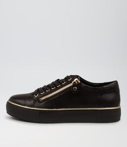 FROGGY DJ BLACK BLACK SOLE LEATHER