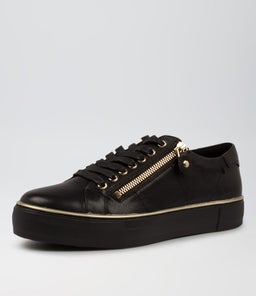 FROGGY DJ BLACK BLACK SOLE LEATHER